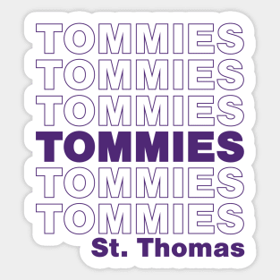 Tommies Sticker